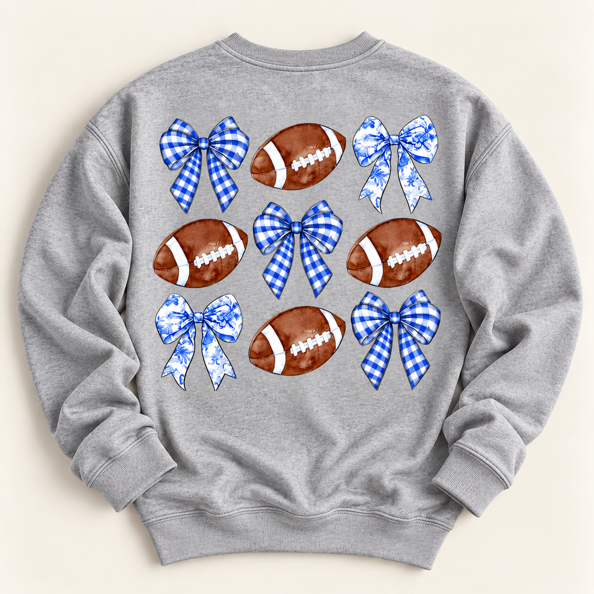 Kentucky Wildcats Football and Gingham Bows Tee