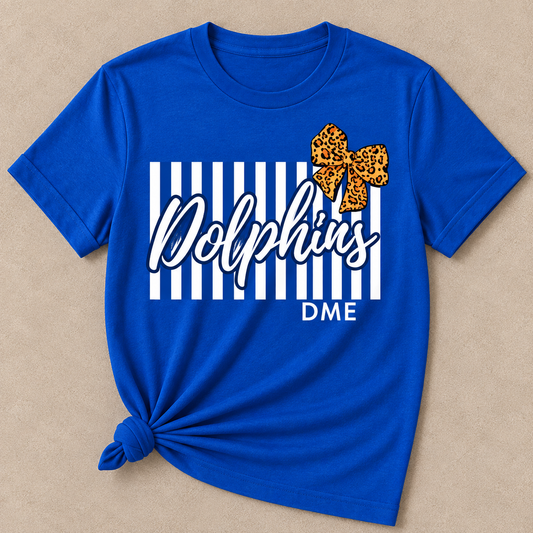 DME Cheetah Print Bow Tee
