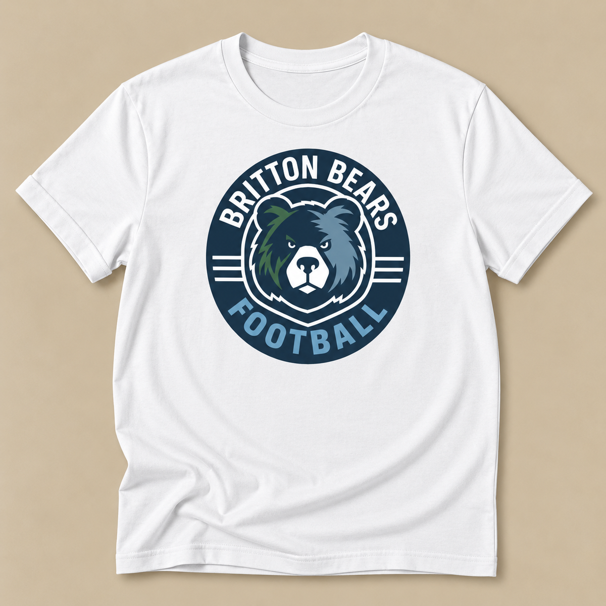 Oval Britton Football Tee