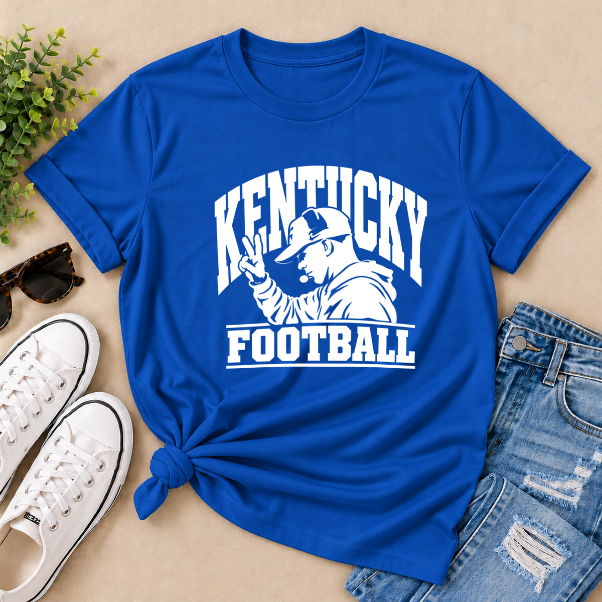 Arched Kentucky Wildcats Stein Football Tee