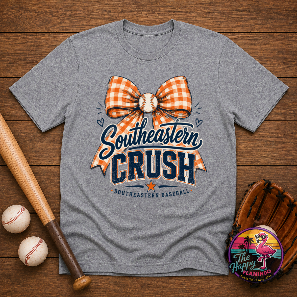Crush Gingham Bow Tee