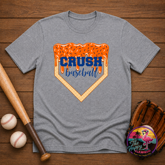 Bella + Canvas Crush Orange Drip Tee