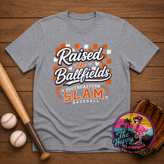 Bella + Canvas Southeastern Slam Raised on Ballfields Tee