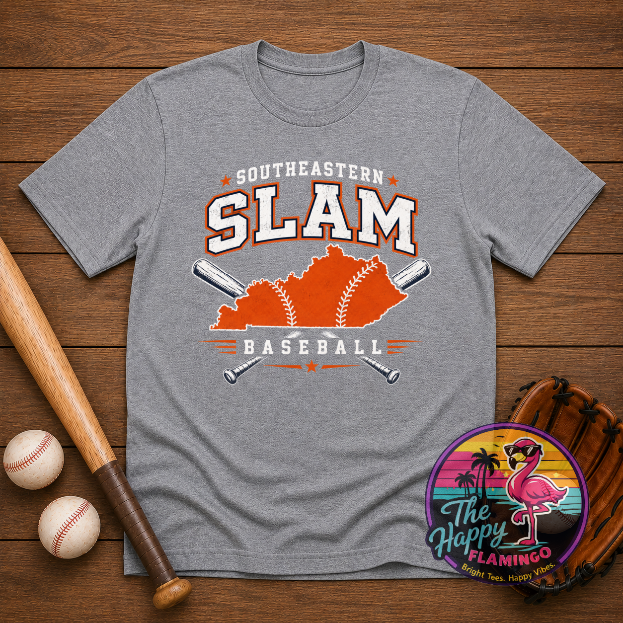 Gildan Southeastern Slam Kentucky with Bats Tee