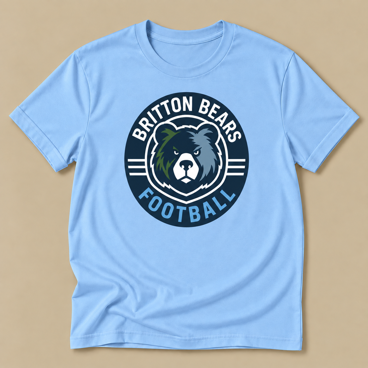 Oval Britton Football Tee