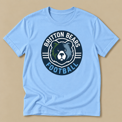 Oval Britton Football Tee