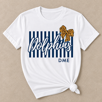 DME Cheetah Print Bow Tee