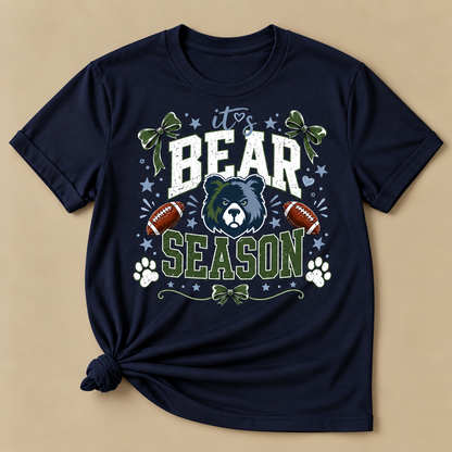Britton Football It's Bear Season Tee