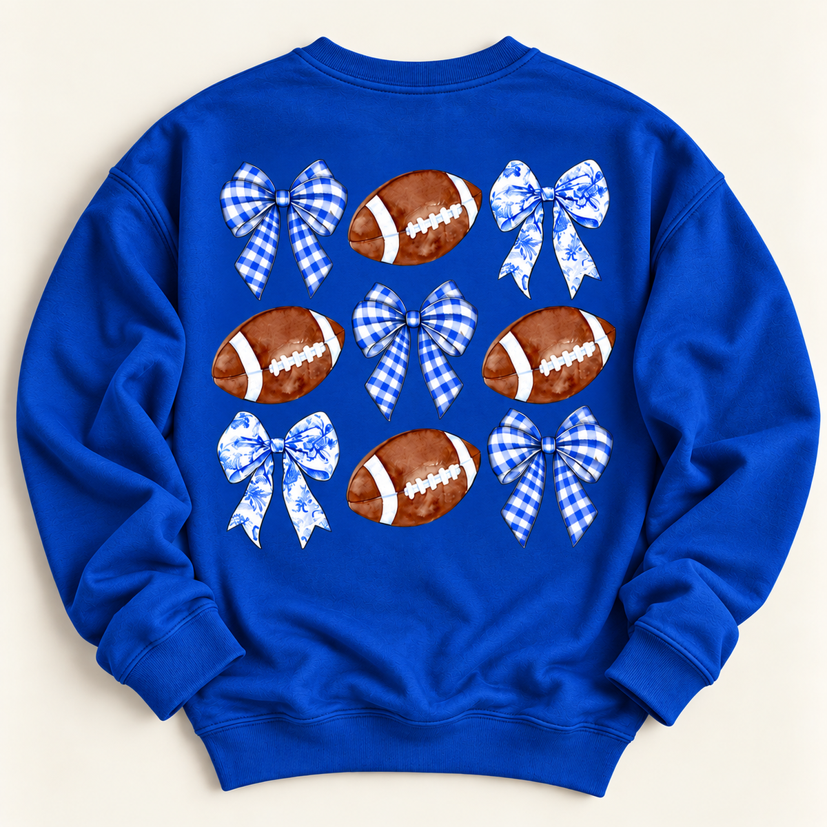 Kentucky Wildcats Football and Gingham Bows Tee