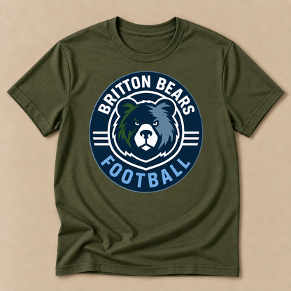 Oval Britton Football Tee