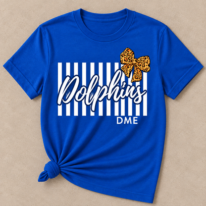 DME Cheetah Print Bow Tee