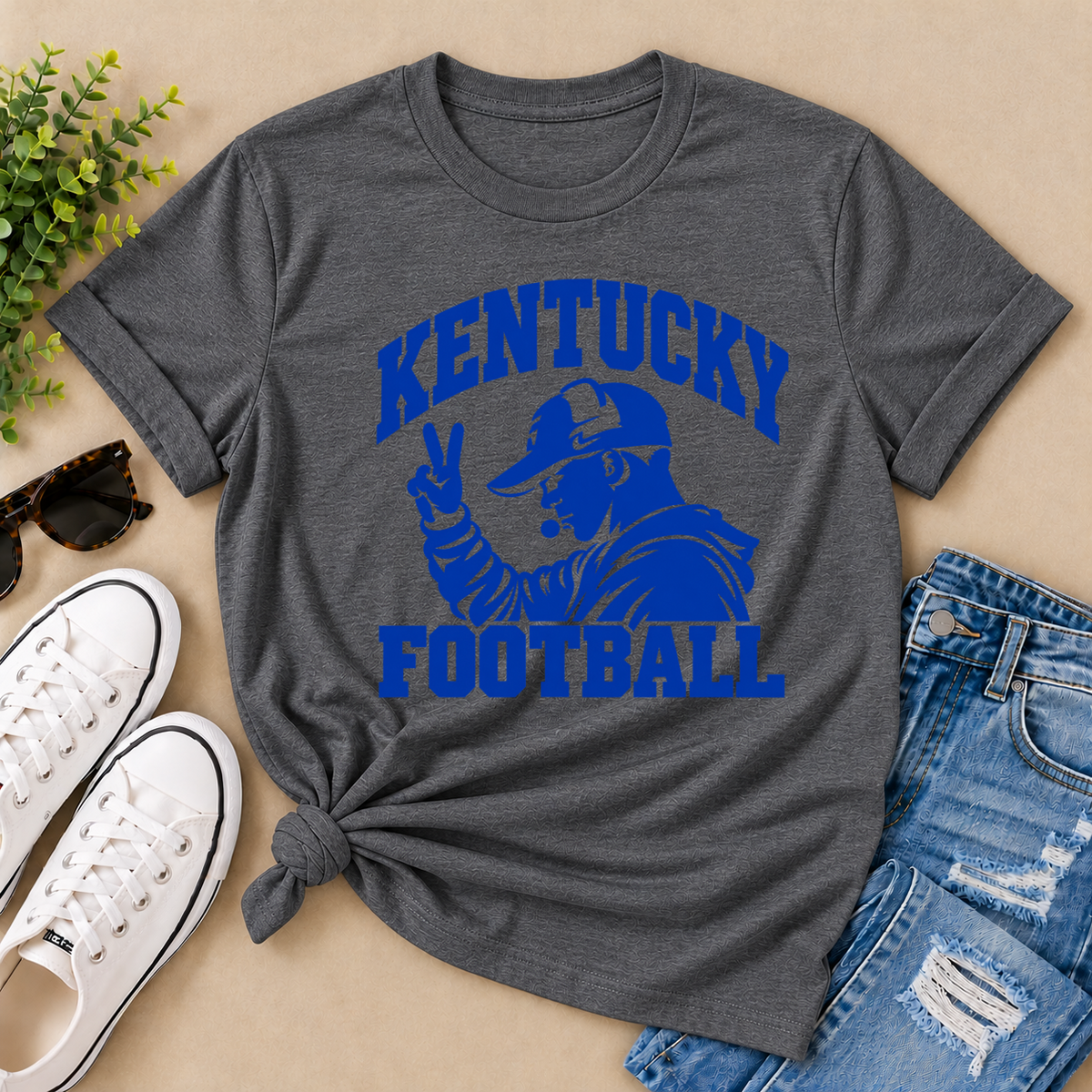 Arched Kentucky Wildcats Stein Football Tee