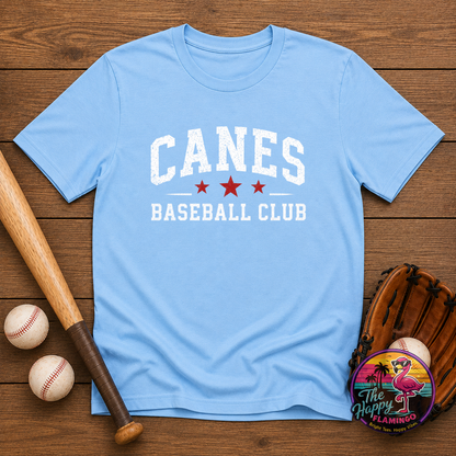 Gildan White Canes Baseball Club Tee