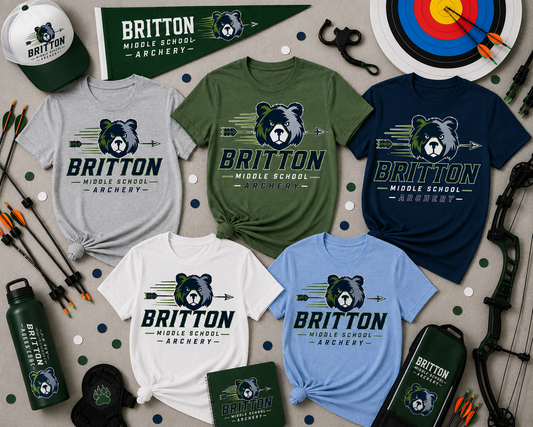 Bella + Canvas Britton Archery Logo Tee