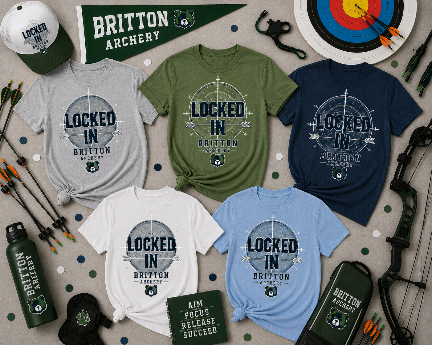 Bella + Canvas Britton Archery Locked In