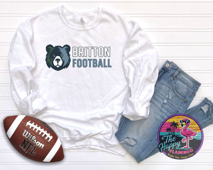 Bella + Canvas Stacked Britton Football Tee
