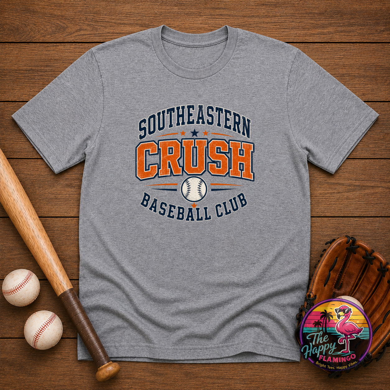 Bella + Canvas Crush Baseball Club Tee