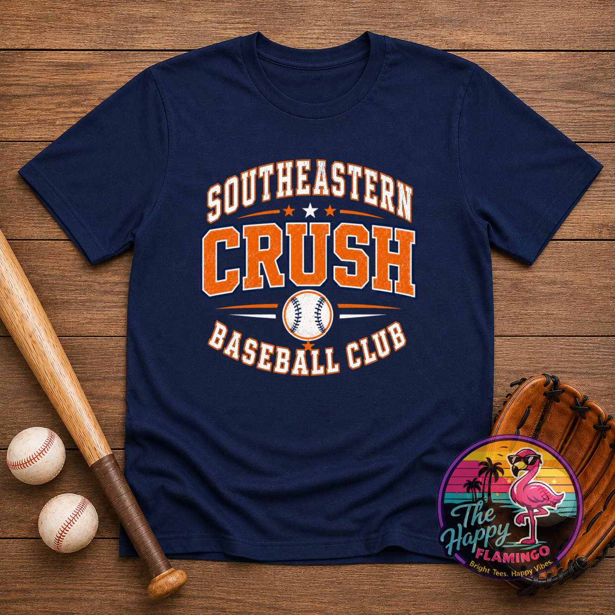 Bella + Canvas Crush Baseball Club Tee
