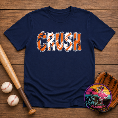 Bella + Canvas Crush Baseball Letters Tee