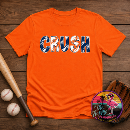 Bella + Canvas Crush Baseball Letters Tee
