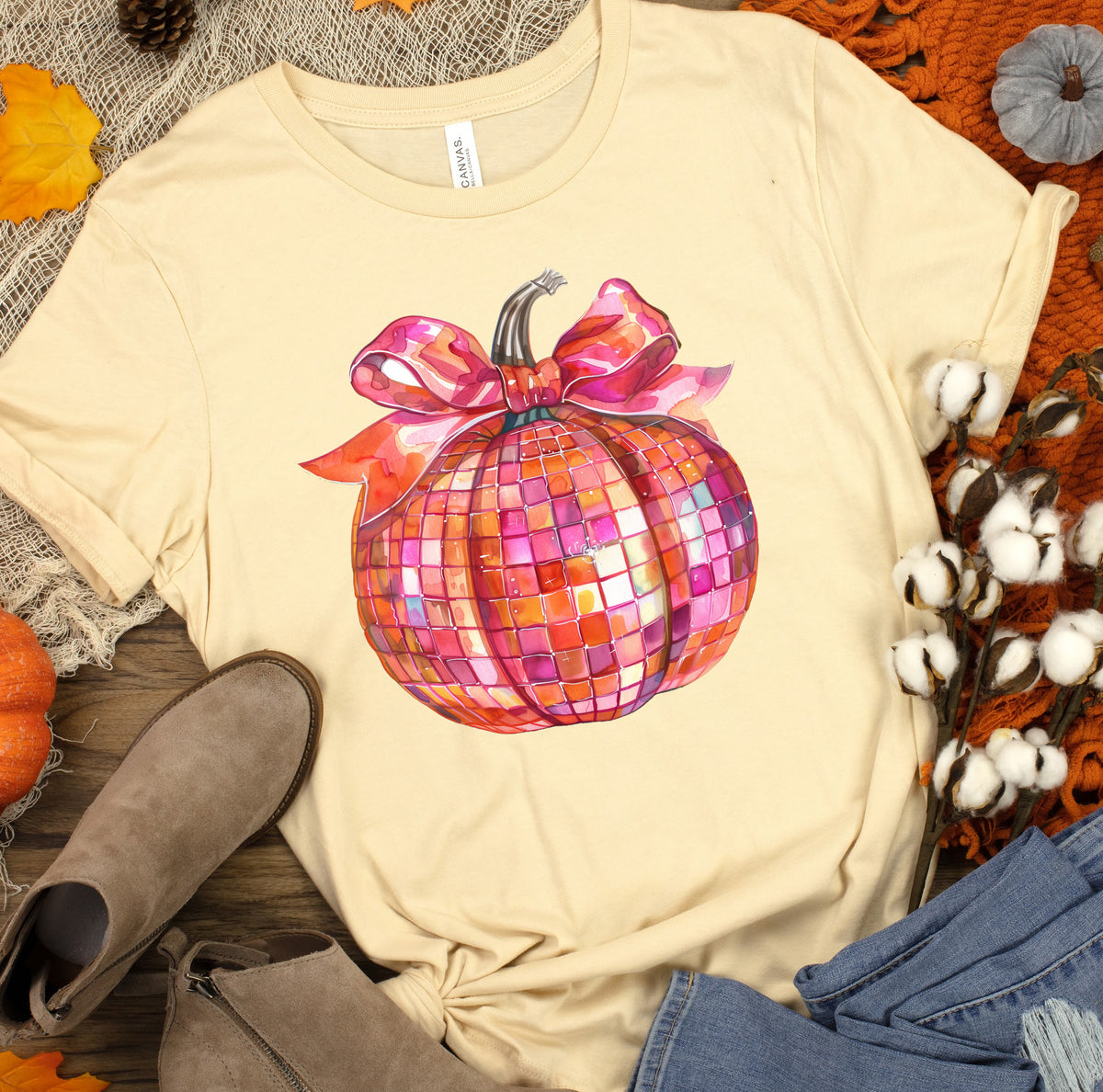 Fall Disco Pumpkin Tee
