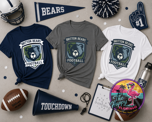 DriFit Britton Football Crest Tee