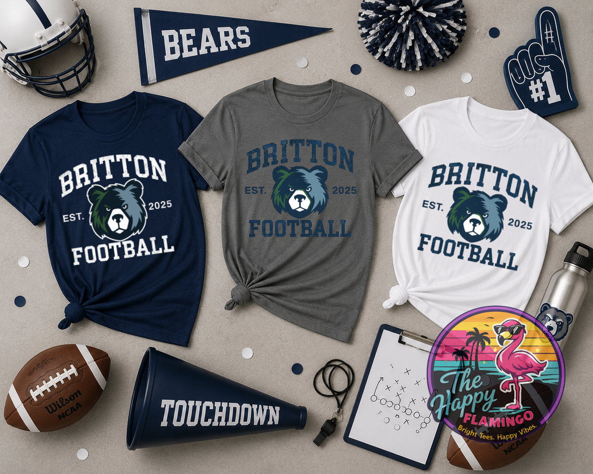 DriFit Britton Football Est. 2025 Tee