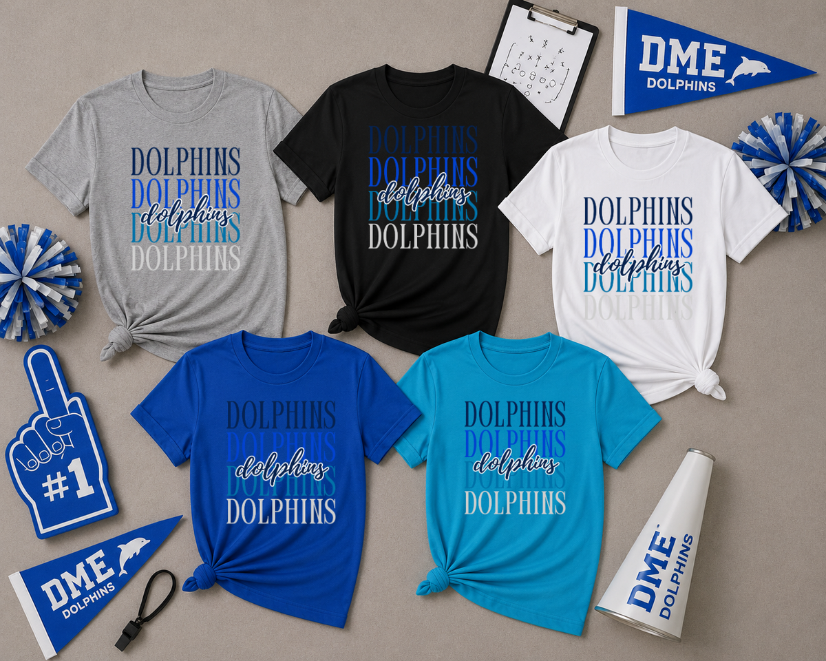 Bella + Canvas DME Five Dolphins Tee