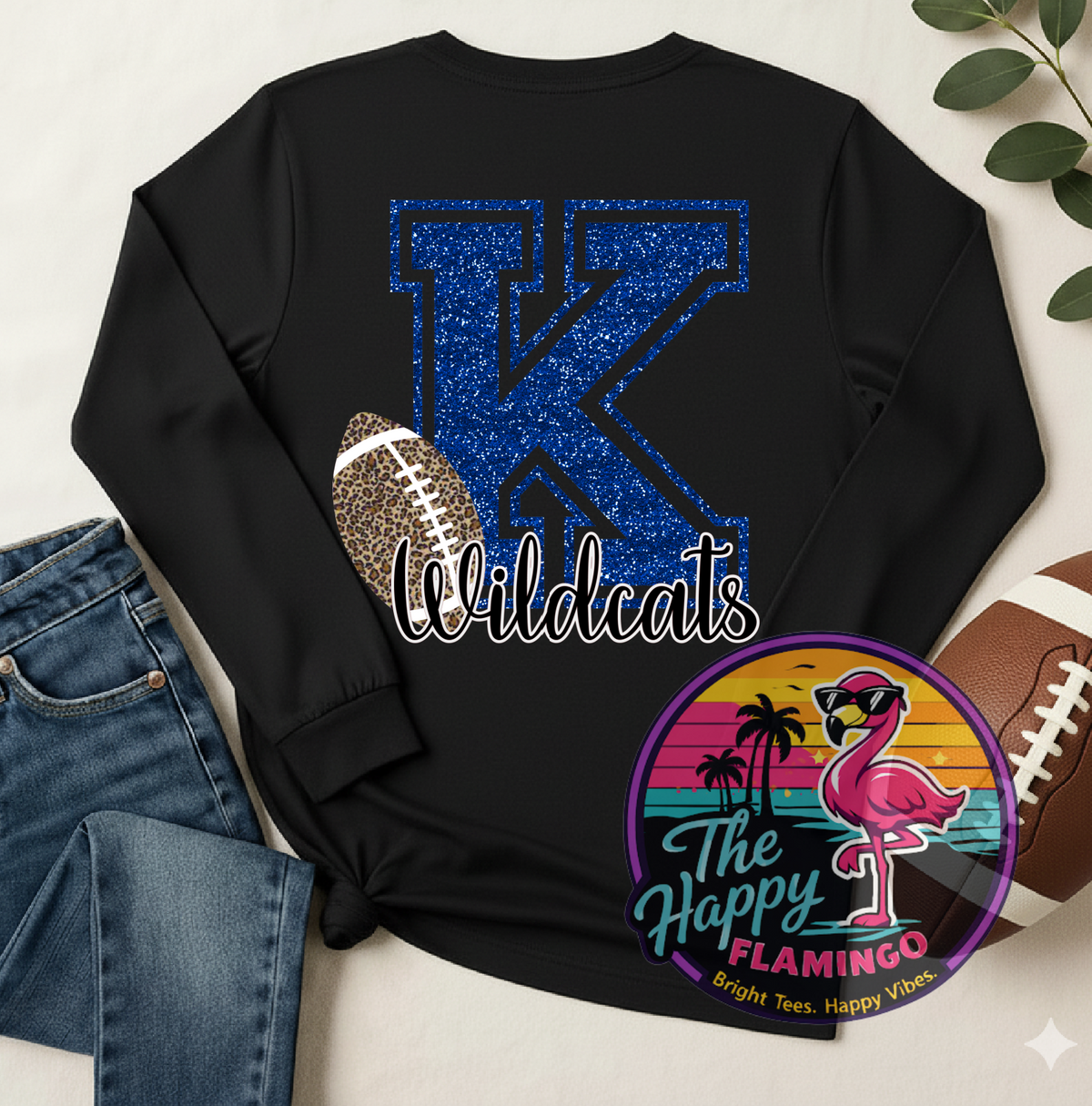 Bella + Canvas Kentucky Glitter K Tee