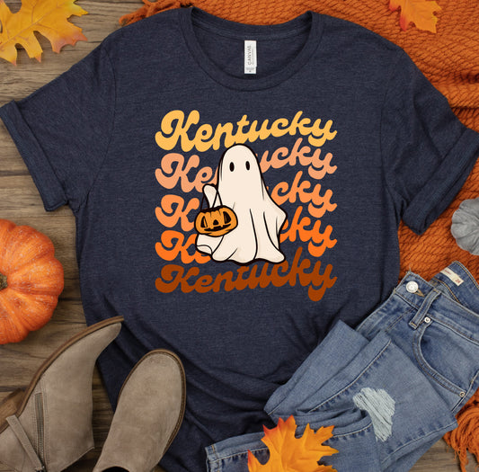 Kentucky Ghost Halloween Tee