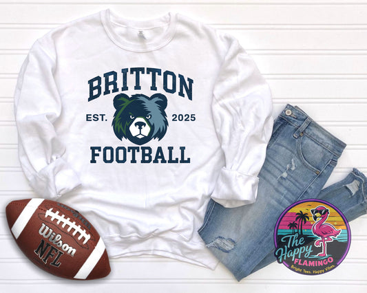 Bella + Canvas Britton Football Est. 2025 Tee