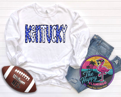 Bella + Canvas Polka Dot Kentucky Tee