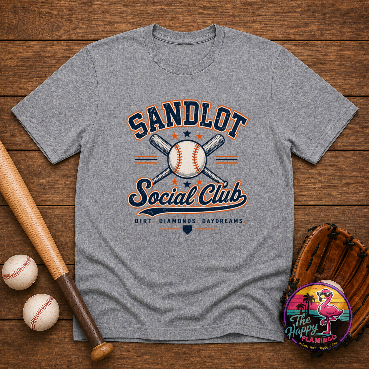 Bella + Canvas Sandlot Social Club Tee