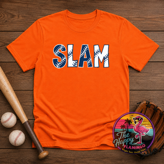 Bella + Canvas Slam Baseball Letters Tee