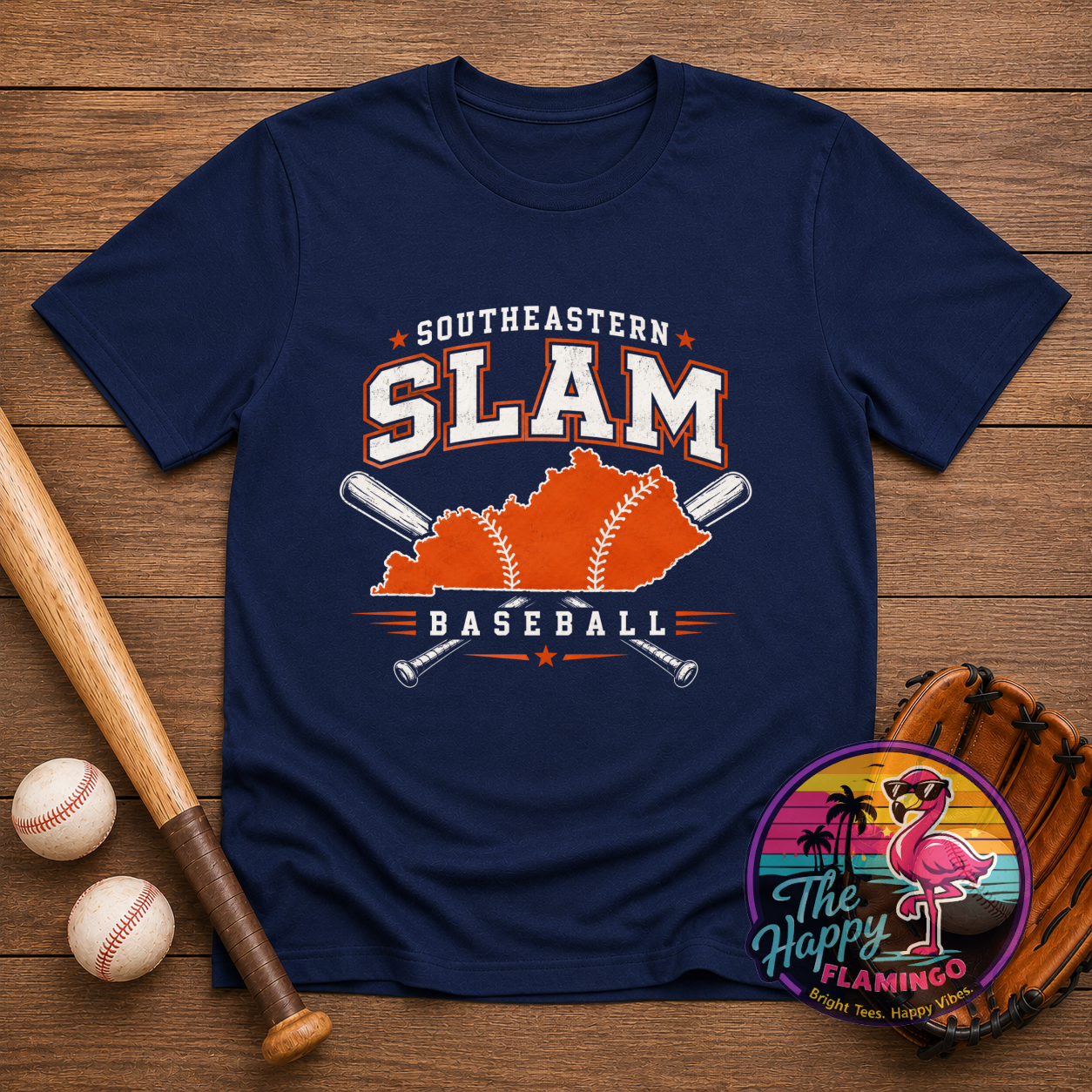 Bella + Canvas Southeastern Slam Kentucky with Bats Tee