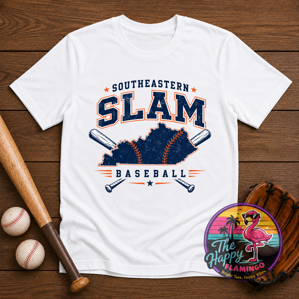 Bella + Canvas Southeastern Slam Kentucky with Bats Tee