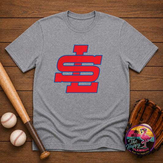 DriFit South Lex Red and Blue Logo Tee
