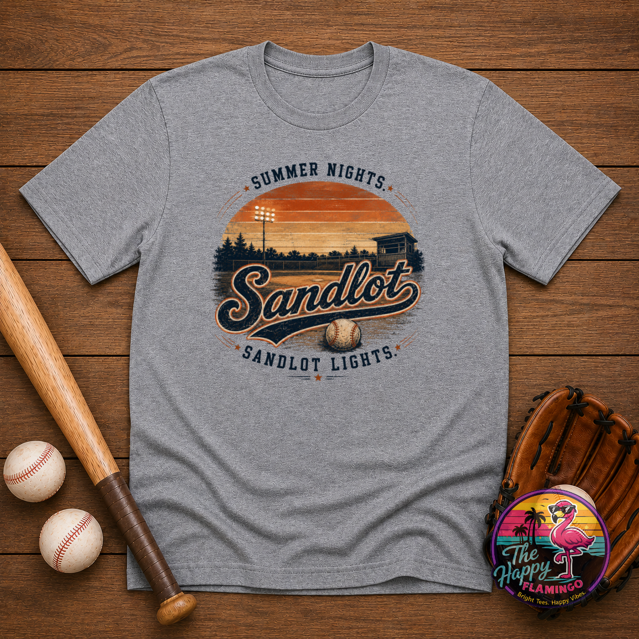 Dri Fit Summer Nights Sandlot Lights Tee