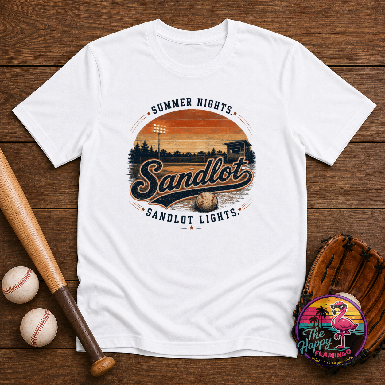 Dri Fit Summer Nights Sandlot Lights Tee