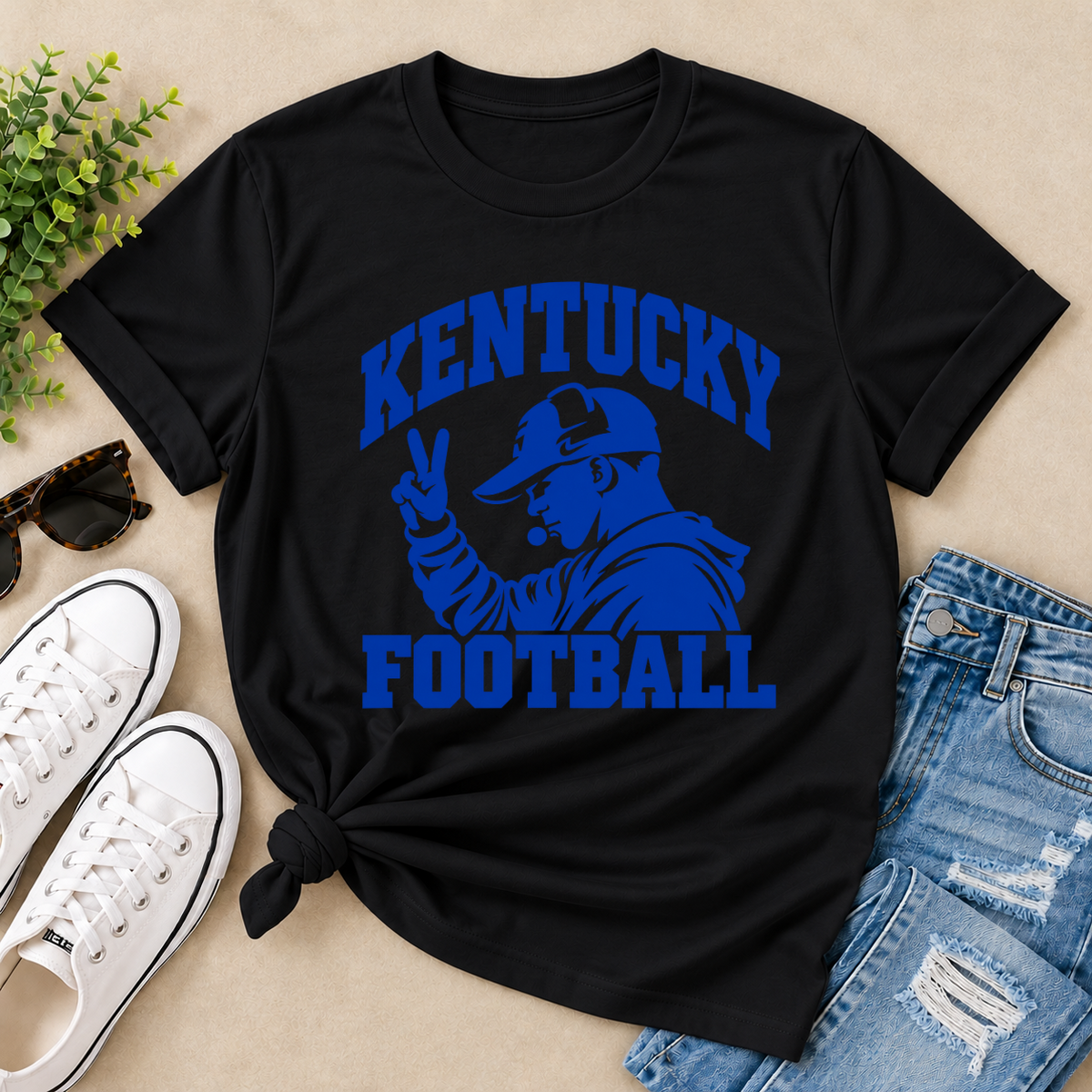 Arched Kentucky Wildcats Stein Football Tee