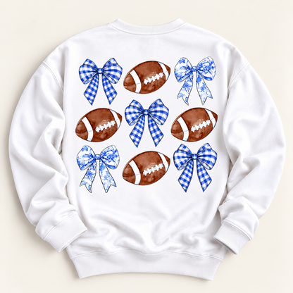 Kentucky Wildcats Football and Gingham Bows Tee