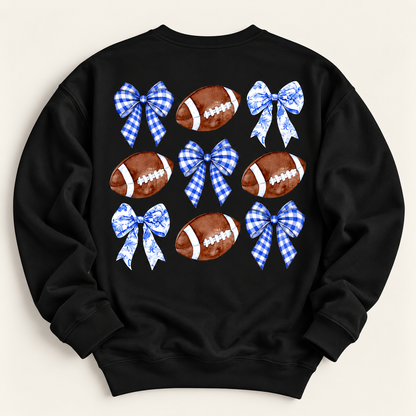 Kentucky Wildcats Football and Gingham Bows Tee