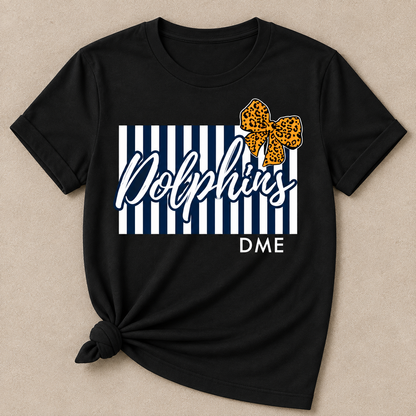 DME Cheetah Print Bow Tee