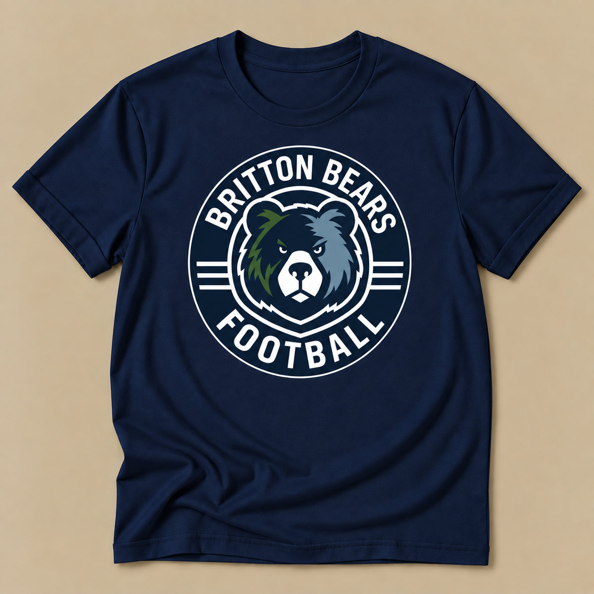 Oval Britton Football Tee